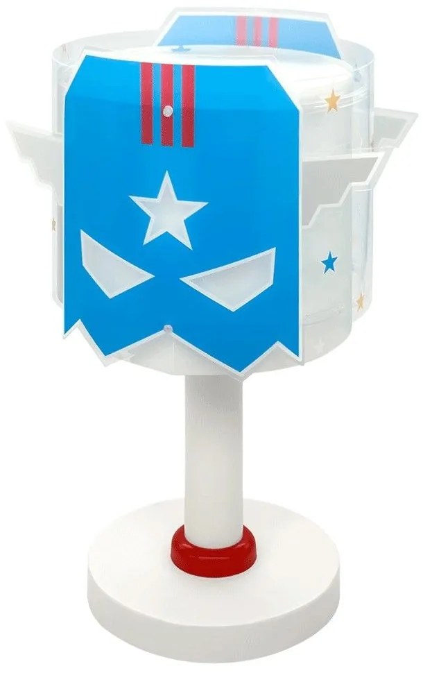 Φωτιστικό Επιτραπέζιο Blue Hero 61811 16x16x22cm 1xE14 8W White-Blue Ango