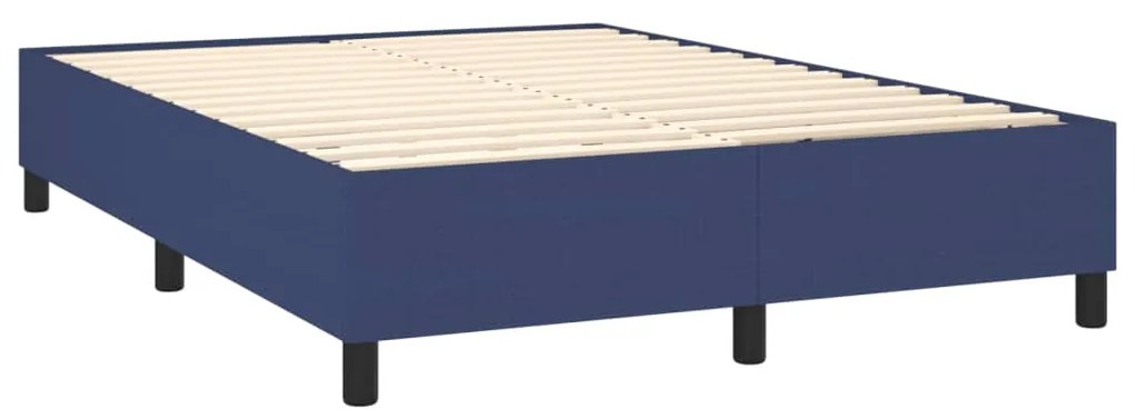 ΚΡΕΒΑΤΙ BOXSPRING ΜΕ ΣΤΡΩΜΑ ΜΠΛΕ 140X200 ΕΚ. ΥΦΑΣΜΑΤΙΝΟ 3141863