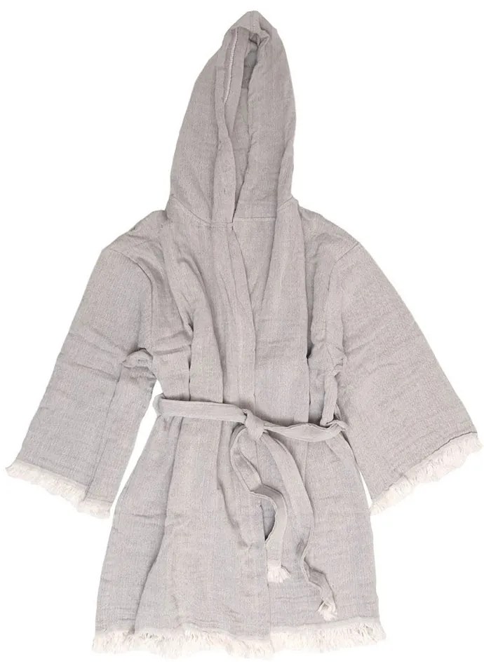 Μπουρνούζι Μουσελίνα Adelina 2 Grey Anna Riska