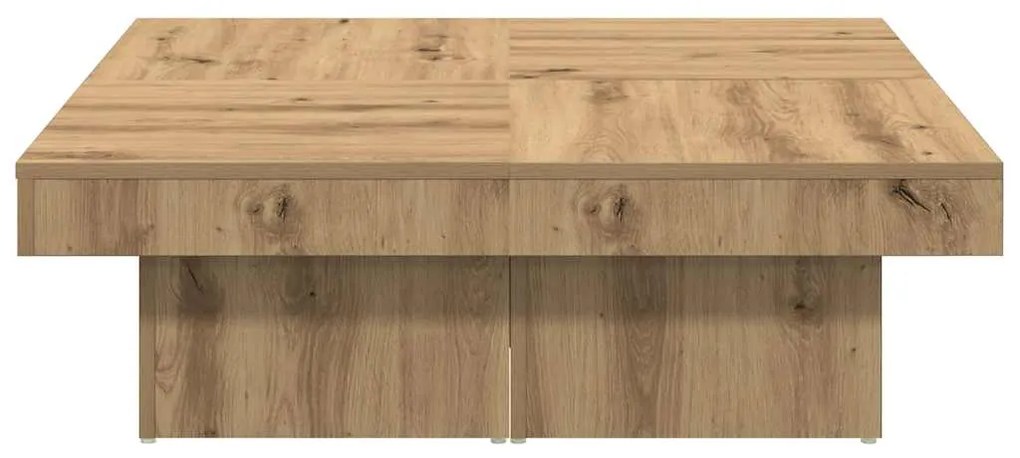 vidaXL Τραπεζάκι Σαλονιού Τεχνίτης Δρυς 90x90x28 εκ Επεξεργασμένο Ξύλο
