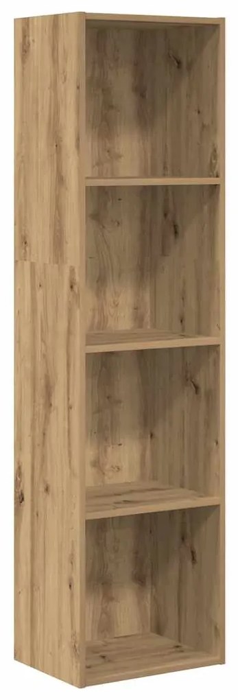 vidaXL Βιβλιοθήκη Αρτισιανή Δρυς 40x30x152 εκ. από Επεξεργασμένο Ξύλο