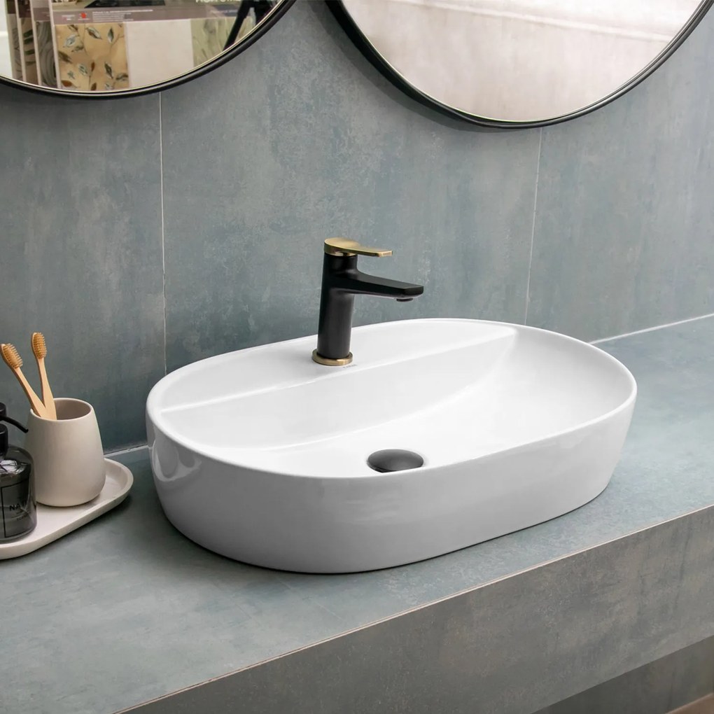 KARAG  LT BASINS Νιπτήρας επικαθήμενος LT 2203 KARAG 61x40x12cm KARAG-5206836658780