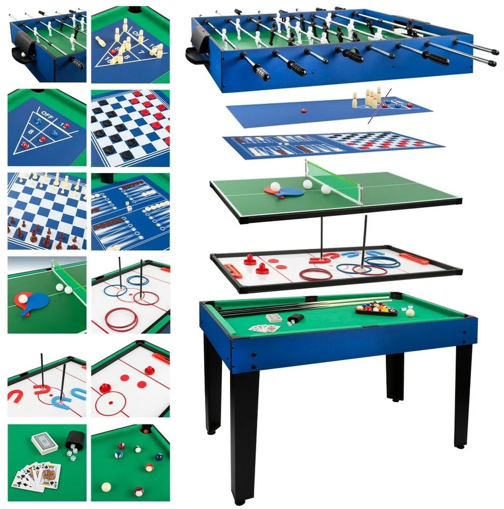 Τραπέζι πολλαπλών παιχνιδιών CB Games 107 x 83,5 x 61 cm 12 σε 1
