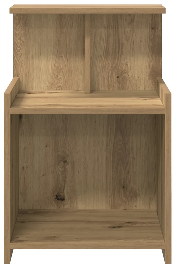 vidaXL Κομοδίνα 2 τεμ Καρυδιά 40x35x60 εκ. Επεξεργασμένο ξύλο