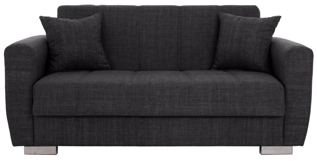 ΚΑΝΑΠΕΣ ΚΡΕΒΑΤΙ POLYA ΔΙΘΕΣΙΟΣ ΓΚΡΙ HM3241.03 153x87x77Υεκ.