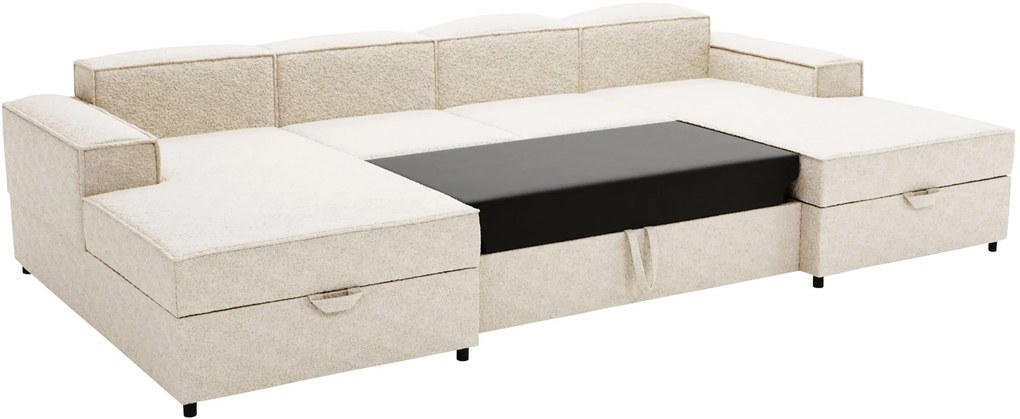 Γωνιακός καναπές Santos U-Beige