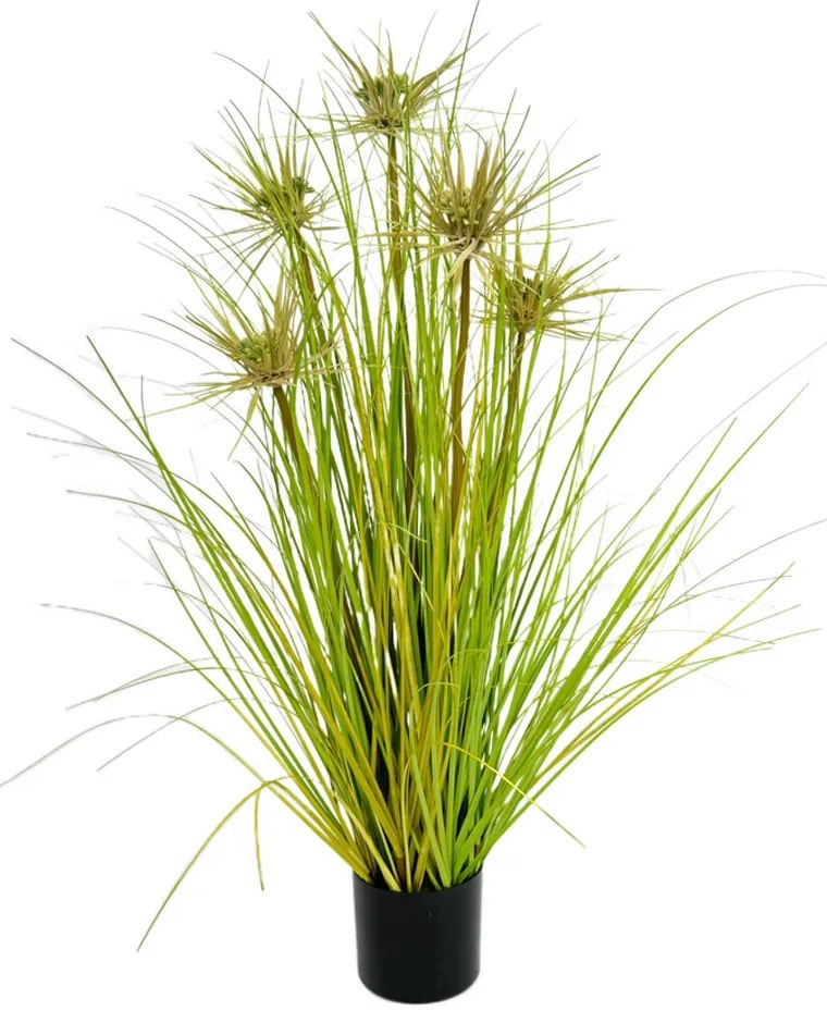SUNNY FLOWER ΤΕΧΝΗΤΟ ΦΥΤΟ ΣΕ ΓΛΑΣΤΡΑ PVC ΠΡΑΣΙΝΟ H70CM - 031330