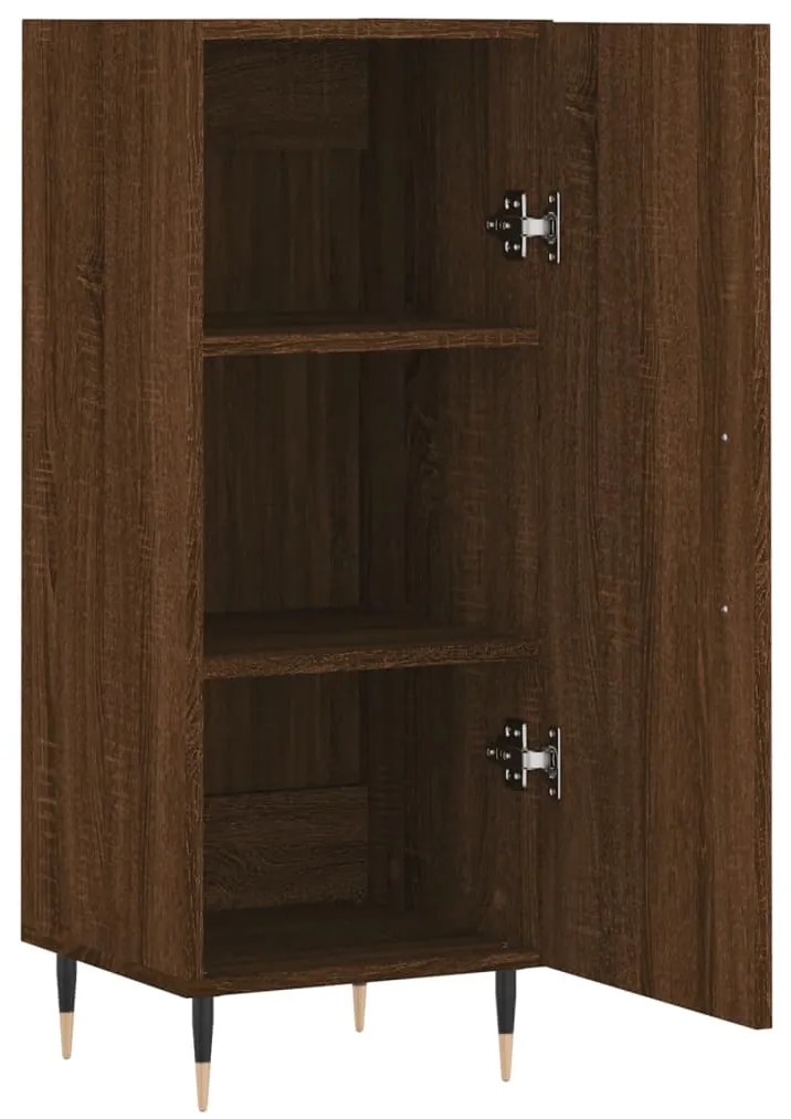 vidaXL Ντουλάπι Καφέ Δρυς 34,5 x 34 x 90 εκ. Επεξεργασμένο Ξύλο