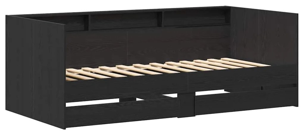 vidaXL Κρεβάτι Ημέρας Γκρι 90 x 200 cm Επεξεργασμένο ξύλο