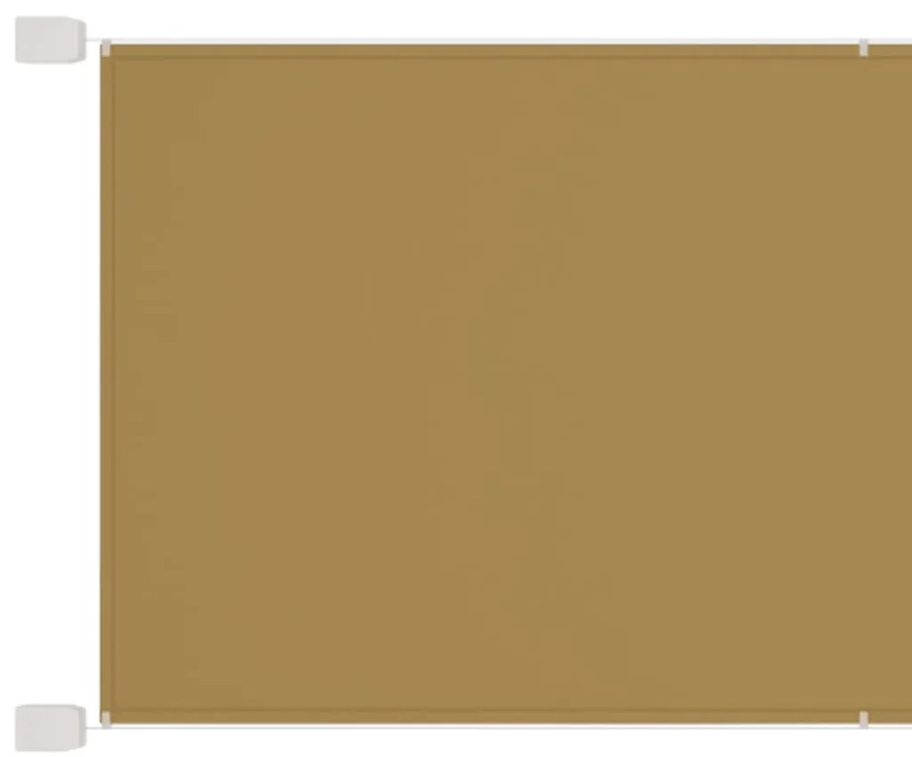 vidaXL Τέντα Κάθετη Μπεζ 60 x 1200 εκ. από Ύφασμα Oxford