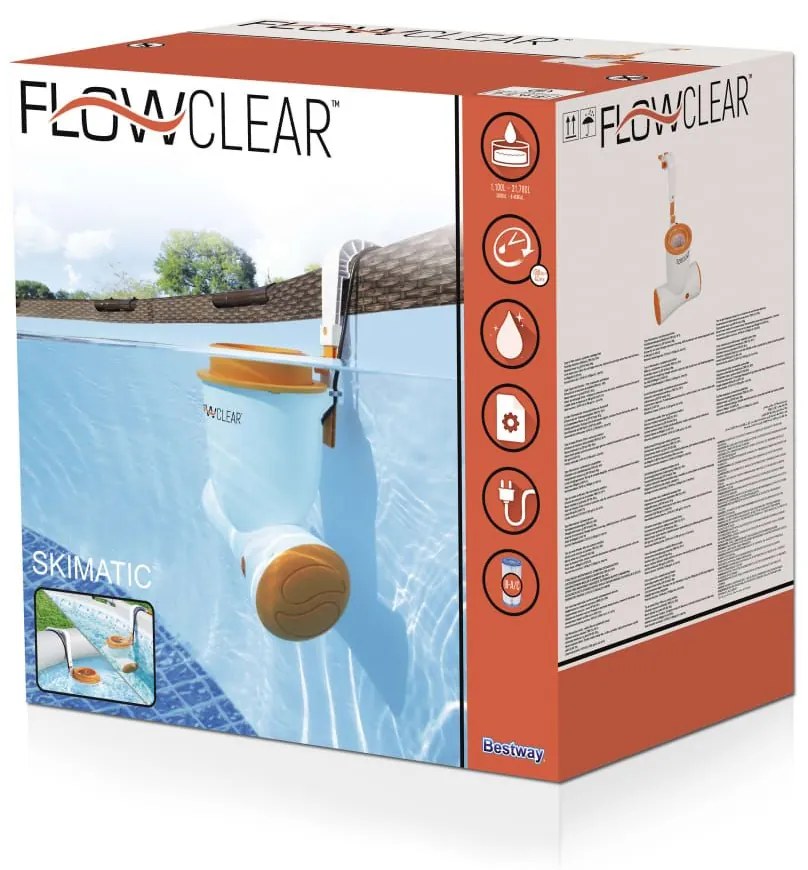 Bestway Αντλία Φίλτρου Πισίνας Flowclear Skimatic 3974 Λίτρα/Ώρα 58469