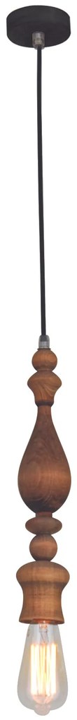 HL-030R-1 MELODY AGED WOOD PENDANT