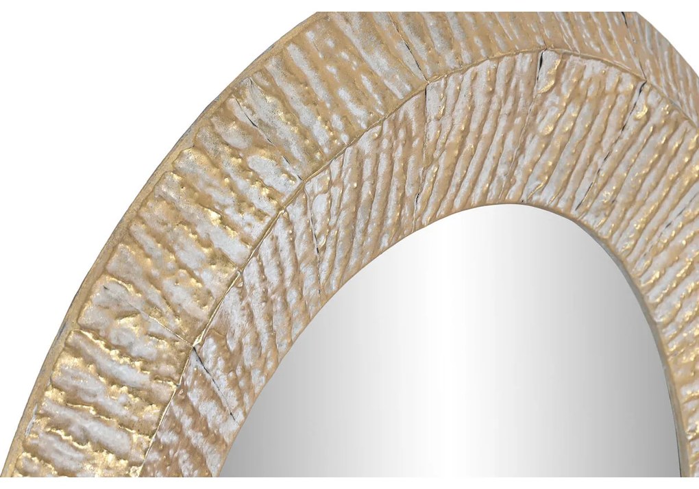 Τοίχο καθρέφτη Home ESPRIT Χρυσό Σύγχρονη Μαρινάτος 78 x 4 x 78 cm