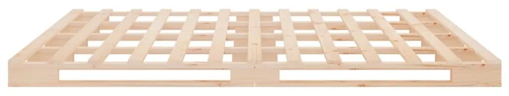 Σκελετός Κρεβατιού Χωρίς Στρώμα 140x190 εκ Μασίφ Ξύλο Πεύκου 3190505