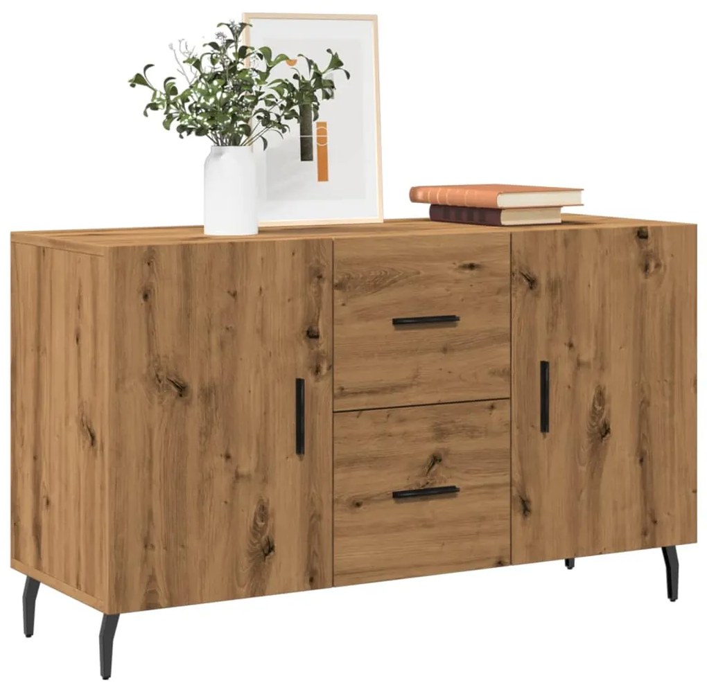 Μπουφές Αρτισιανή Δρυς 100 x 36 x 60 εκ. Επεξεργασμένο Ξύλο