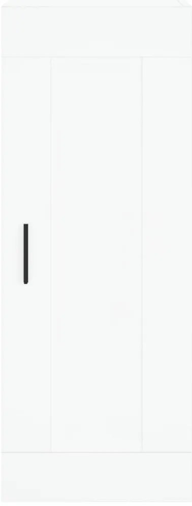 vidaXL Ντουλάπι Λευκό 34,5 x 34 x 180 εκ. από Επεξεργασμένο Ξύλο