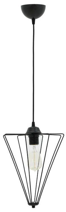 Φωτιστικό οροφής μονόφωτο Saway pakoworld E27 μαύρο 30x30x80εκ
