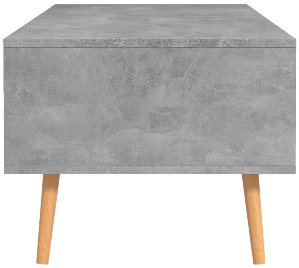 vidaXL Τραπεζάκι Σαλονιού Γκρι Σκυρ. 100 x 49,5 x 43εκ. από Επεξ. Ξύλο