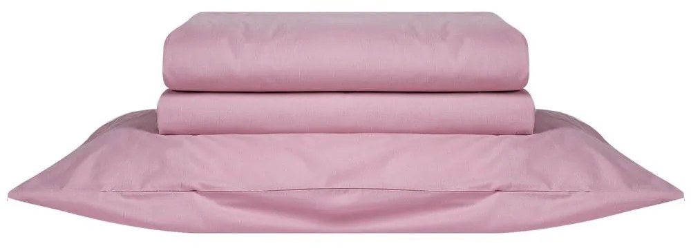 Σεντόνι Essential 14 Pink Kentia Μονό 160x270cm 100% Cotton Foam