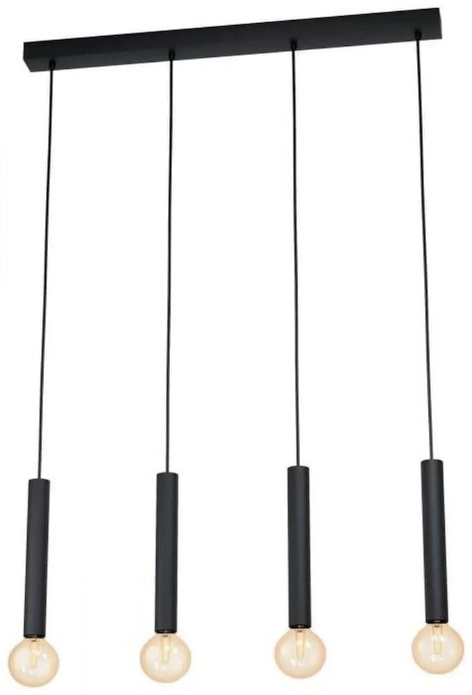 Φωτιστικό Οροφής-Ράγα 98057 Black Cortenova Eglo Metal