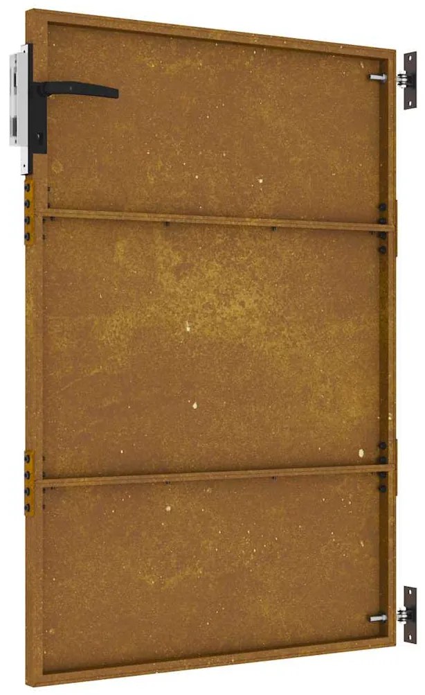vidaXL Πόρτα Κήπου 85x125 εκ. από Ατσάλι Corten