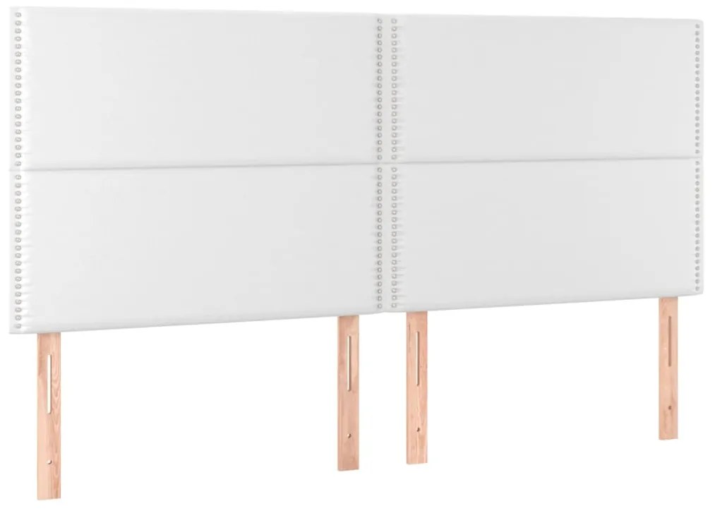 Κεφαλάρι Κρεβατιού LED Λευκό 180x5x118/128 εκ 3122387