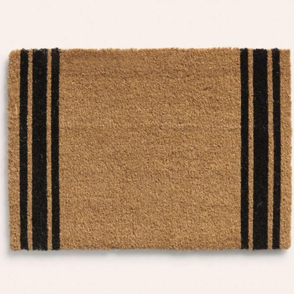 Πατάκι Εισόδου Door Black CADOORF40NEG 60x40cm Natural-Black Calma House 60X40
