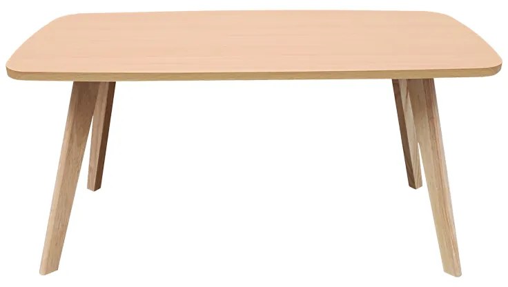 Τραπέζι σαλονιού Komela mdf σε φυσική απόχρωση 100x48x45cm