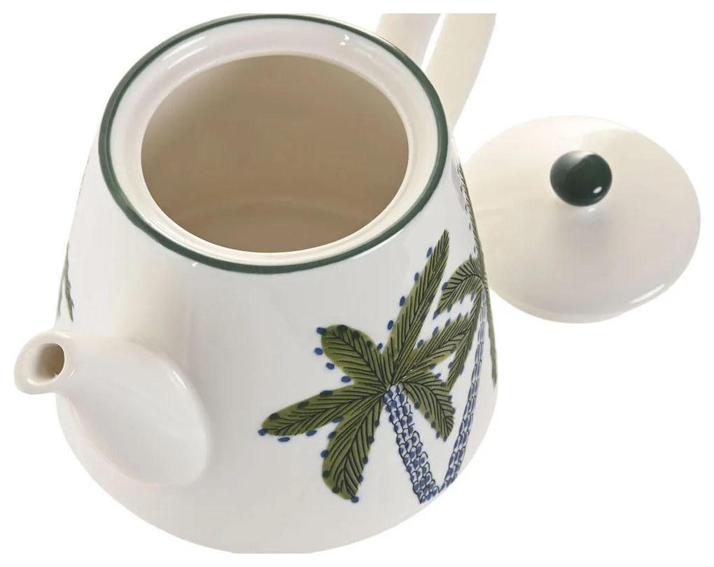 Τσαγιέρα Home ESPRIT Μπλε Πράσινο Πορσελάνη 850 ml