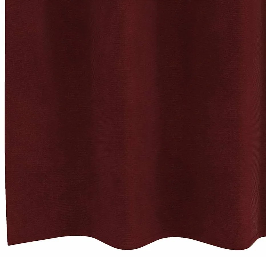 vidaXL Κουρτίνες με κουρτίνες 2 pcs Μπορντό 140 x 260 cm Βελούδο