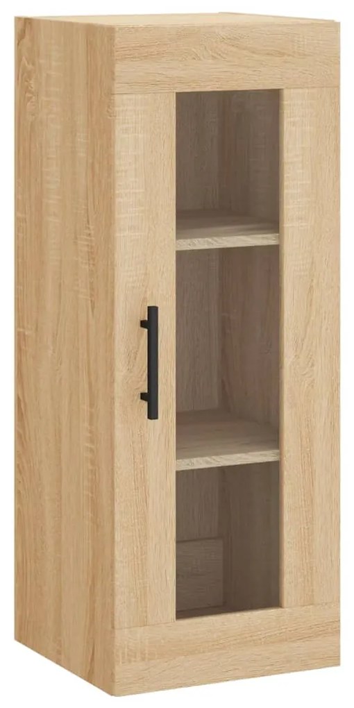 vidaXL Μπουφές Sonoma δρυς 34,5 x 34 x 180 εκ. από Επεξεργασμένο Ξύλο