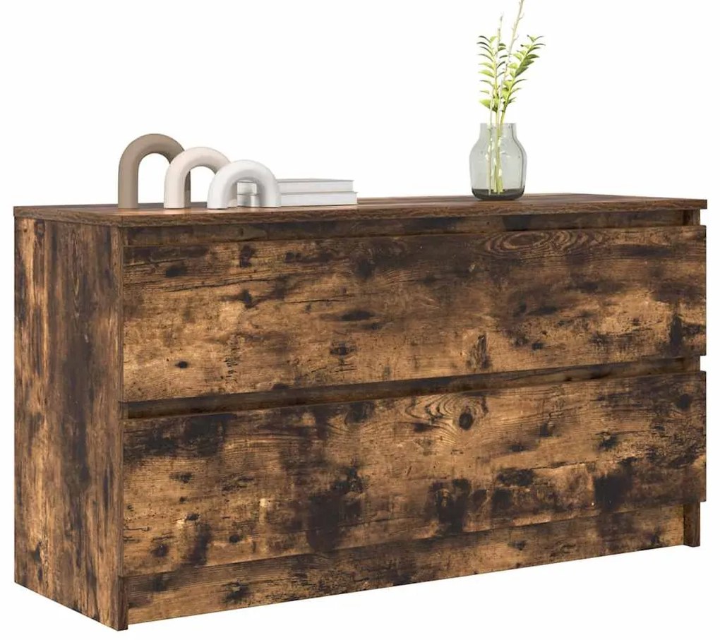 vidaXL Έπιπλο Τηλεόρασης Καπνιστή Δρυς 100x35x54 εκ. Επεξεργ. Ξύλο