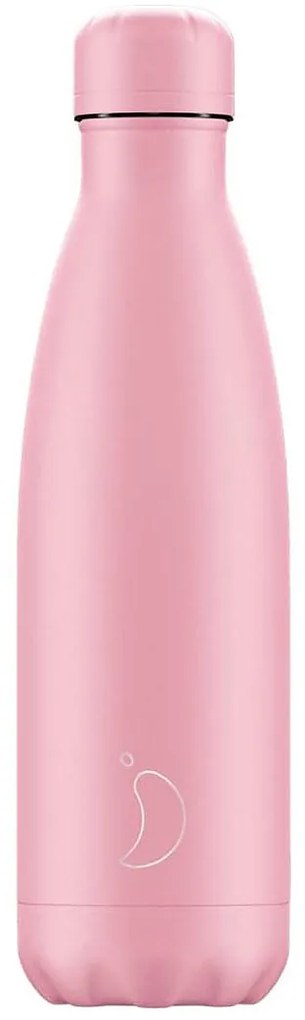 Μπουκάλι Θερμός 500ml Chilly's Bottle All Pastel Pink