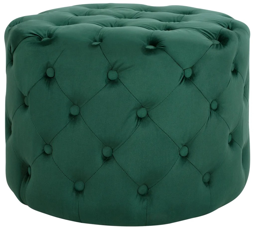 ΣΚΑΜΠΟ KASSIE ΚΥΠΑΡΙΣΣΙ ΒΕΛΟΥΔΟ ΤΥΠΟΥ CHESTERFIELD HM8406.03 Φ60x43Υ εκ.