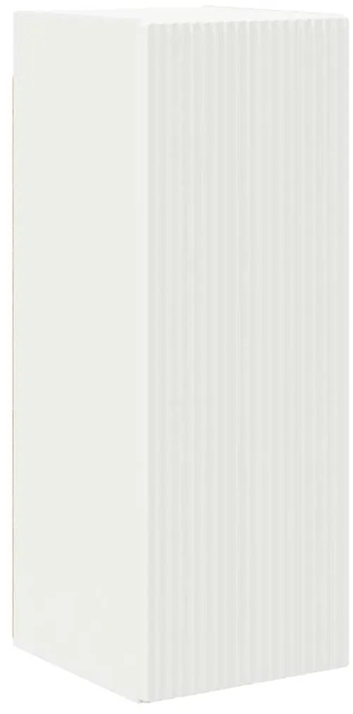 vidaXL Ντουλάπι Τηλεόρασης Τοίχου 2 pcs Λευκό 30 x 31 x 80 εκ.