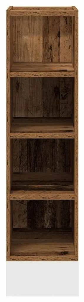 Κάτω ντουλάπι Παλιό ξύλο 20x44,5x81,5 cm Κατασκευασμένο ξύλο - Καφέ