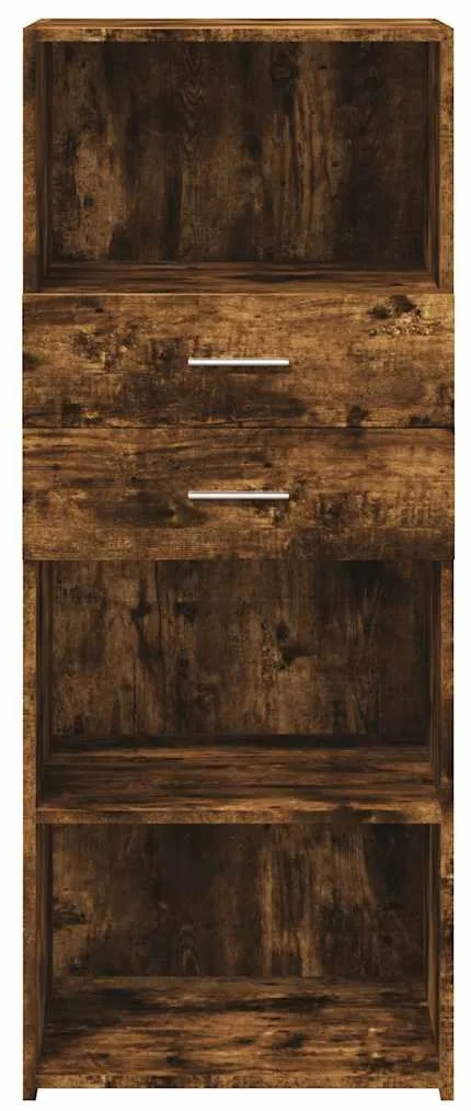 vidaXL Ντουλάπα Καπνιστή Δρυς 50x42,5x124 εκ. από Επεξεργασμένο Ξύλο