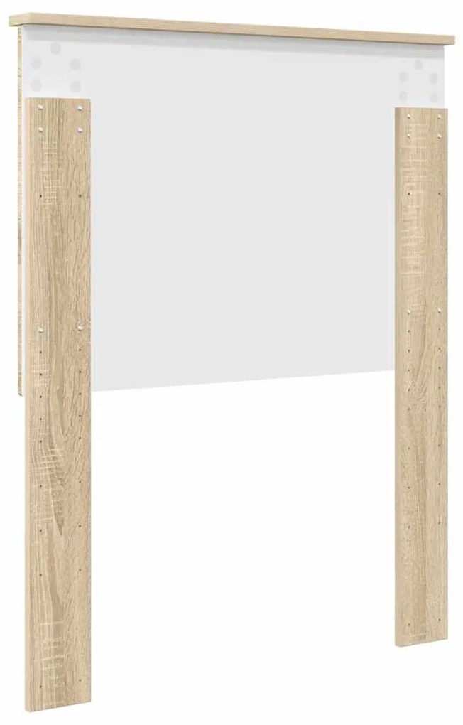 vidaXL Κεφαλάρι με κεφαλάρι Δρύς Sonoma 75 cm Επεξεργασμένο ξύλο