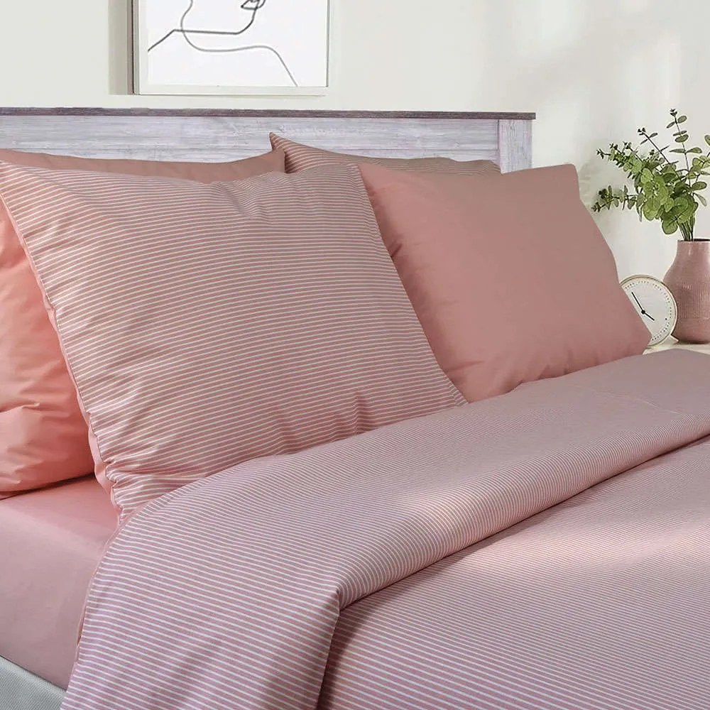 Πάπλωμα 3142 Pink Nexttoo Ημίδιπλο 160x235cm 100% Cotton Percale