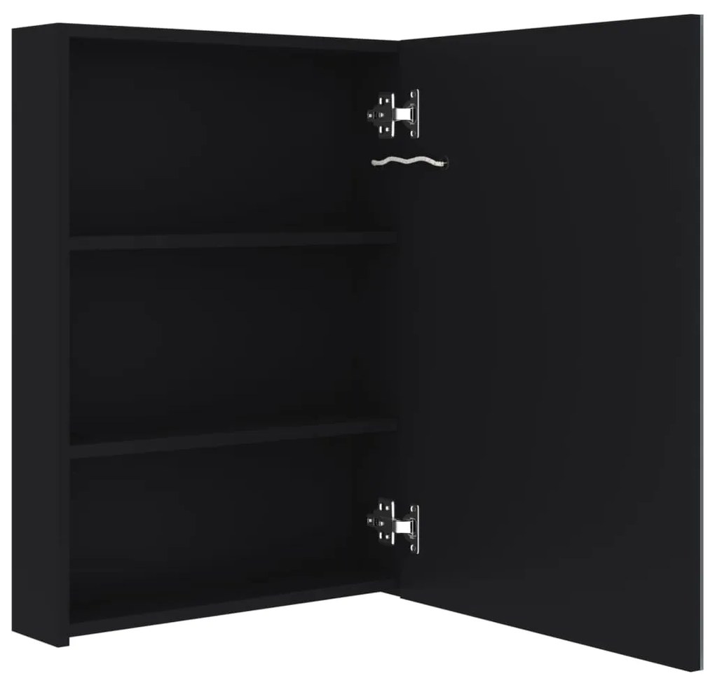 vidaXL Καθρέφτης Μπάνιου με Ντουλάπι &amp; LED 50 x 13 x 70 εκ.