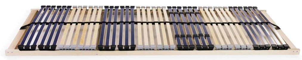 vidaXL Τελάρο Κρεβατιού με 42 Σανίδες &amp; 7 Ζώνες 80 x 200 εκ.