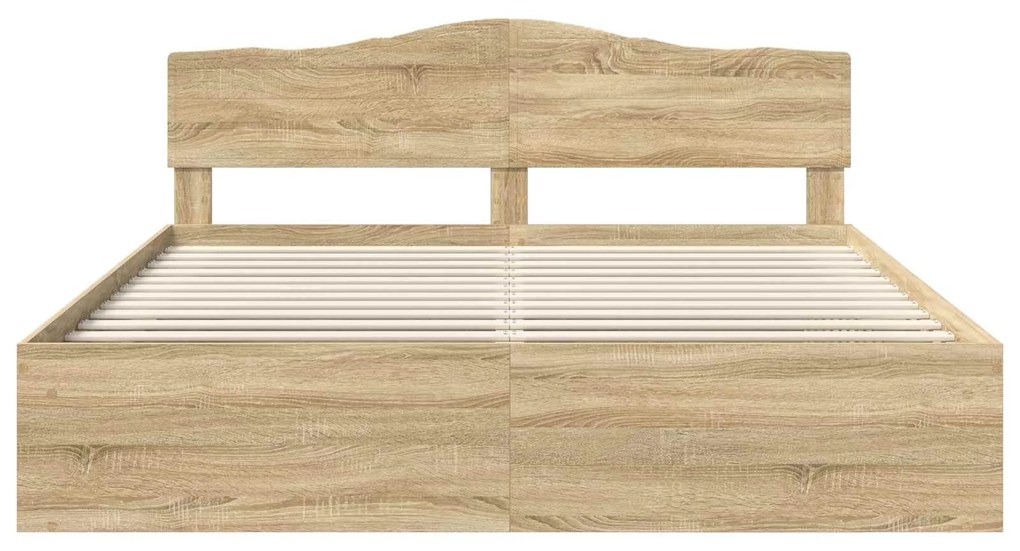 vidaXL Σκελετός Κρεβατιού Σονόμα 200 x 200 cm Στερεά ξυλεία πεύκου