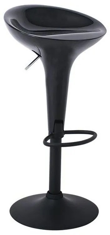 Σκαμπό Bar Disco Ε248,7Μ 44x40x71/92cm (Σετ 2τμχ) Black Metal,Abs