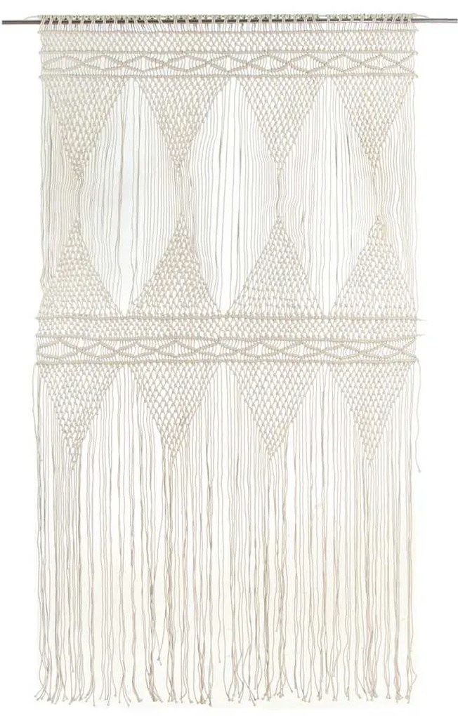 vidaXL Κουρτίνα Μακραμέ 140 x 240 εκ. Βαμβακερή