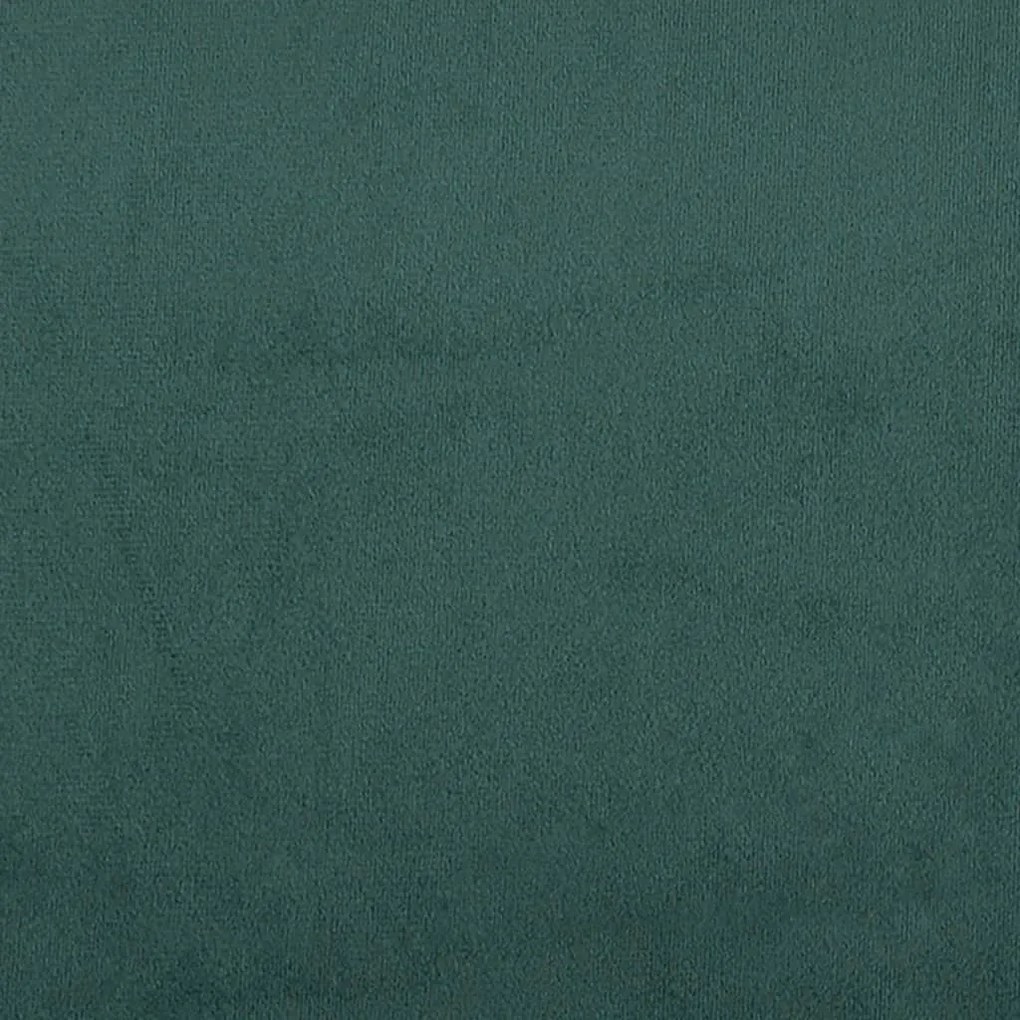 vidaXL Σετ Σαλονιού 2 Τεμαχίων Σκούρο Πράσινο Βελούδινο με Μαξιλάρια