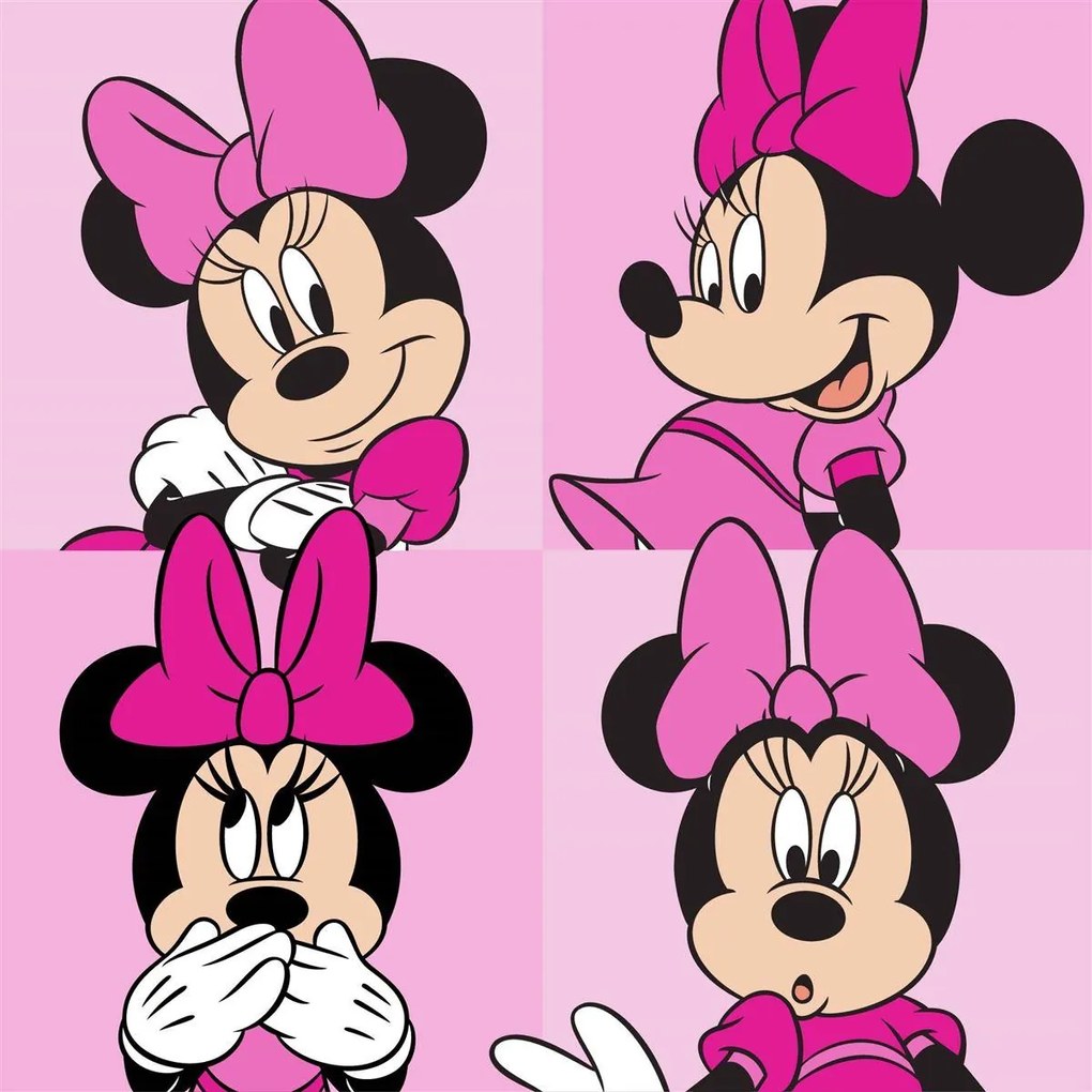 Λαβέτα-Μαγική Πετσέτα Polyester 30x30εκ. Minnie 76 Pink Disney DimCol