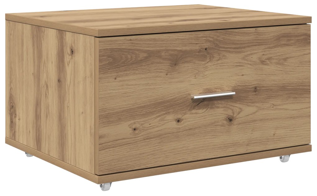 vidaXL Γραφείο artisan δρυς 131.5 x 50 x 106.5 εκ. Επεξεργασμένο ξύλο