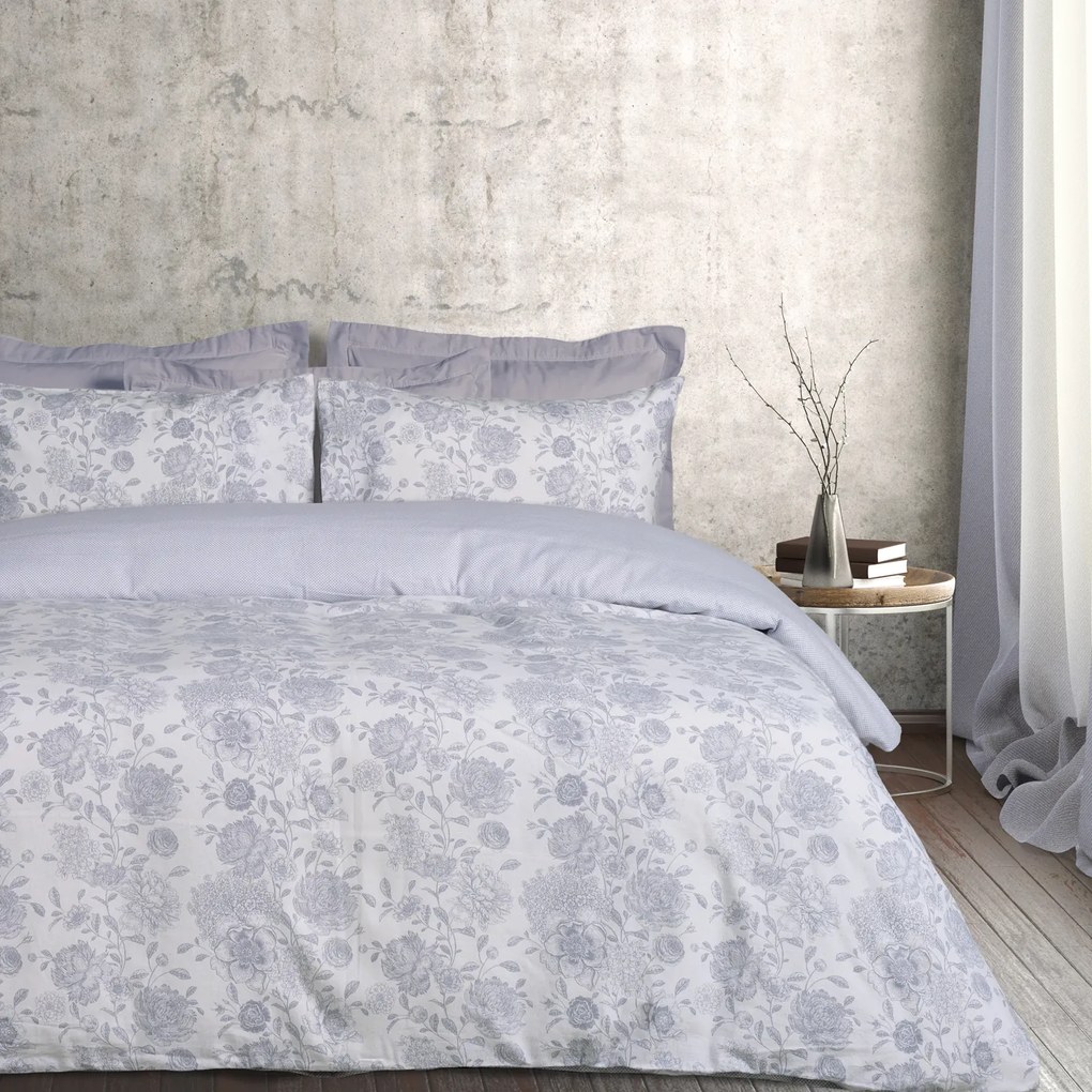 DAS HOME ΣΕΤ ΠΑΠΛΩΜΑΤΟΘΗΚΗ ΜΟΝΗ 160Χ240 FLANNEL 9636 GREY, IVORY