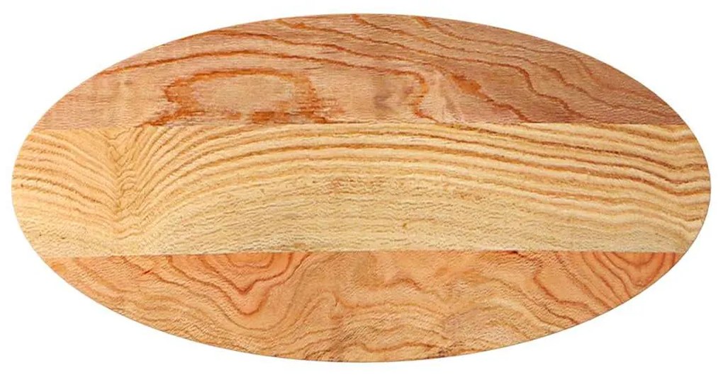 vidaXL Επιτραπέζια επιφάνεια Ανοιχτό Καφέ 100x50x4 εκ. Ξύλο Δρυός Οβάλ
