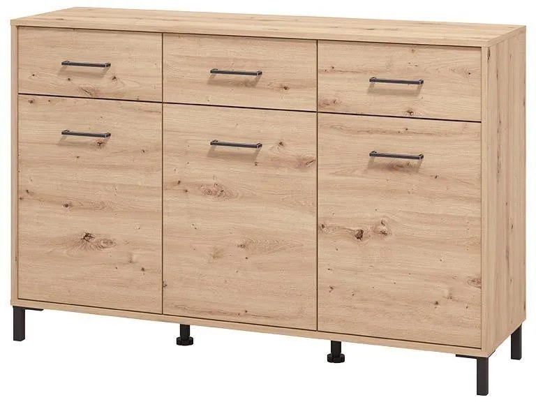 Κομότα - Μπουφές Vienne 3K3F Artisan 138x40x90 εκ. 138x40x90 εκ.